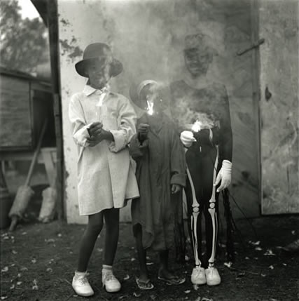 Chicken Feathers, 1992, Toned silver gelatin print, Keith Carter